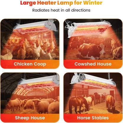 NESTRO 400W Carbon Fiber Chicken Coop Heater