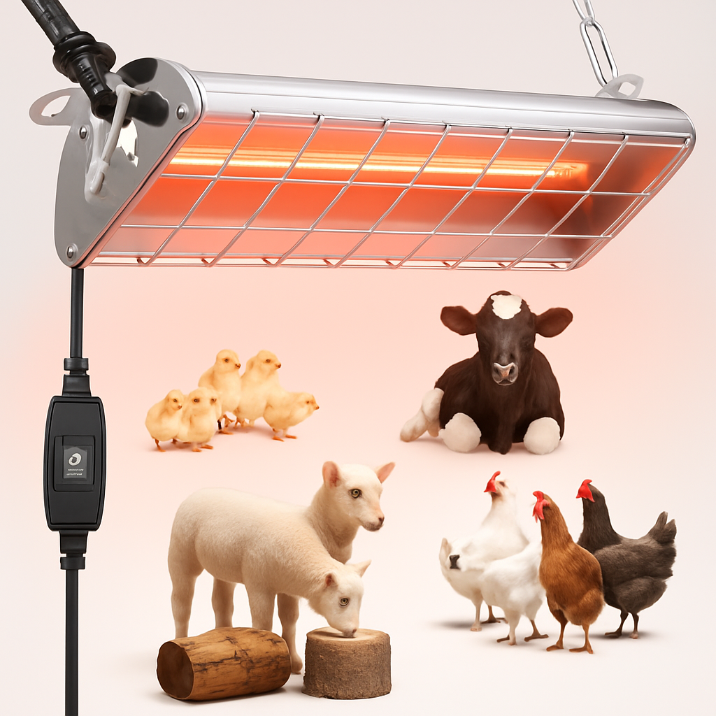 NESTRO 400W Carbon Fiber Chicken Coop Heater